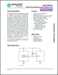 Click here to download AAT3524IGY-3.083-200-T1 Datasheet
