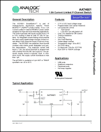 Click here to download AAT4601IHS-T1 Datasheet