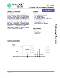 Click here to download AAT4644IHS-B1 Datasheet