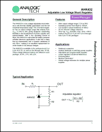Click here to download AHK432IGY-1-T1 Datasheet
