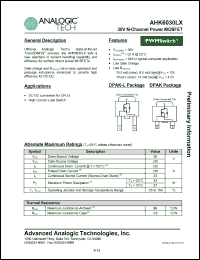 Click here to download AHK6030LXINY-T1 Datasheet