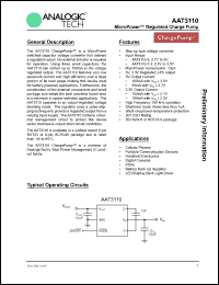 Click here to download AAT3110-3.3 Datasheet