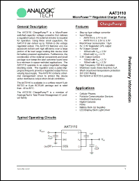 Click here to download AAT3110IGU-3.3-T1 Datasheet