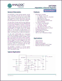 Click here to download AAT2504 Datasheet
