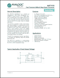 Click here to download AAT1110_06 Datasheet