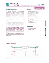Click here to download AAT3201IGV-1.8-T1 Datasheet