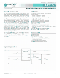 Click here to download AAT3242ITP-WI-T1 Datasheet