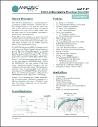 Click here to download AAT1142ITP-1.8-T1 Datasheet