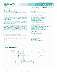 Click here to download AAT1160IRN-0.6-T1 Datasheet