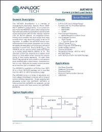 Click here to download AAT4618IGV-1.0-T1 Datasheet