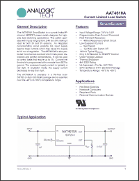 Click here to download AAT4610AIGV-1-T1 Datasheet
