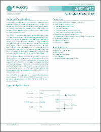 Click here to download AAT4672ITP-T1 Datasheet