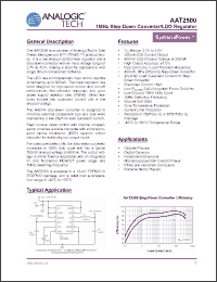 Click here to download AAT2500IWP-AI-T1 Datasheet