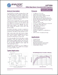 Click here to download AAT2500IWP-IP-T1 Datasheet