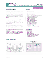 Click here to download AAT2511IWP-AA-T1 Datasheet