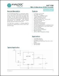 Click here to download AAT1150IKS-1.8-T1 Datasheet
