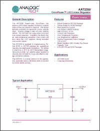 Click here to download AAT3200IGY-2.7-T1 Datasheet