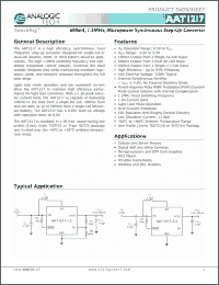 Click here to download AAT1217ICA-5.0-T1 Datasheet