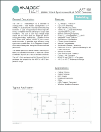 Click here to download AAT1151IKS-2.5-T1 Datasheet