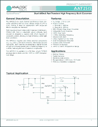 Click here to download AAT2515 Datasheet