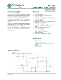 Click here to download AAT1152IKS-3.3-T1 Datasheet