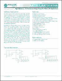 Click here to download AAT3113 Datasheet