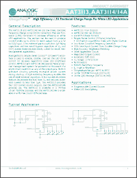 Click here to download AAT3114ISN Datasheet