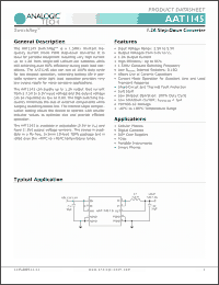 Click here to download AAT1145IDE-0.6-T1 Datasheet