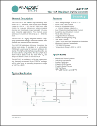 Click here to download AAT1162 Datasheet