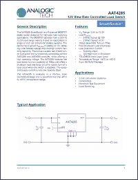 Click here to download AAT4285 Datasheet