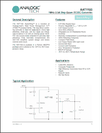 Click here to download AAT1155IKS-2.5-T1 Datasheet