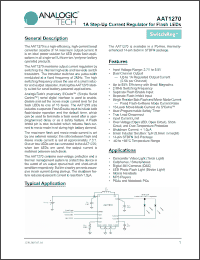 Click here to download AAT1270IFO-T1 Datasheet