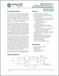 Click here to download AAT1231ITP-1-T1 Datasheet