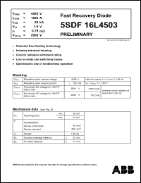 Click here to download 5SDF16L4503 Datasheet