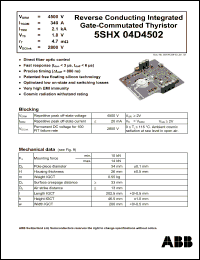 Click here to download 5SHX04D4502 Datasheet