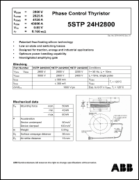 Click here to download 5STP24H2200 Datasheet