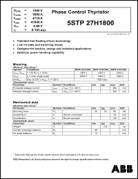 Click here to download 5STP27H1600 Datasheet