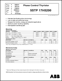 Click here to download 5STP17H5200 Datasheet