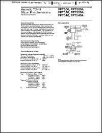Click here to download FPT540A Datasheet