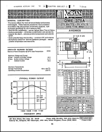 Click here to download DME375A Datasheet