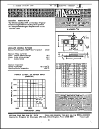 Click here to download TPR400-3 Datasheet