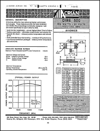Click here to download DME500 Datasheet