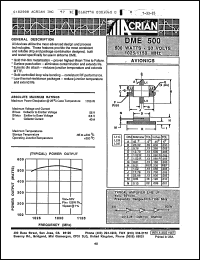 Click here to download DME500-3 Datasheet