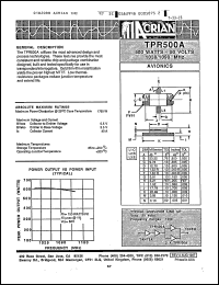 Click here to download TPR500A-2 Datasheet