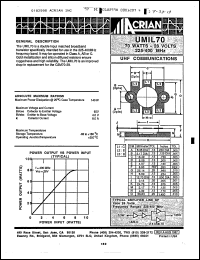 Click here to download UMIL70 Datasheet