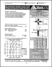 Click here to download 2301-2 Datasheet