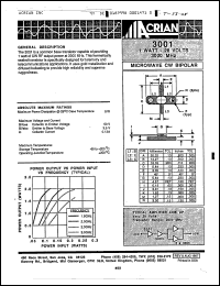 Click here to download 3001 Datasheet