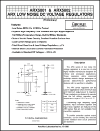 Click here to download ARX5001 Datasheet