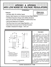 Click here to download ARX5002 Datasheet