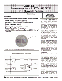 Click here to download ACT4438-1 Datasheet